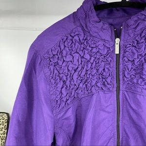 NWOT Athletech Purple Lightweight jacket M